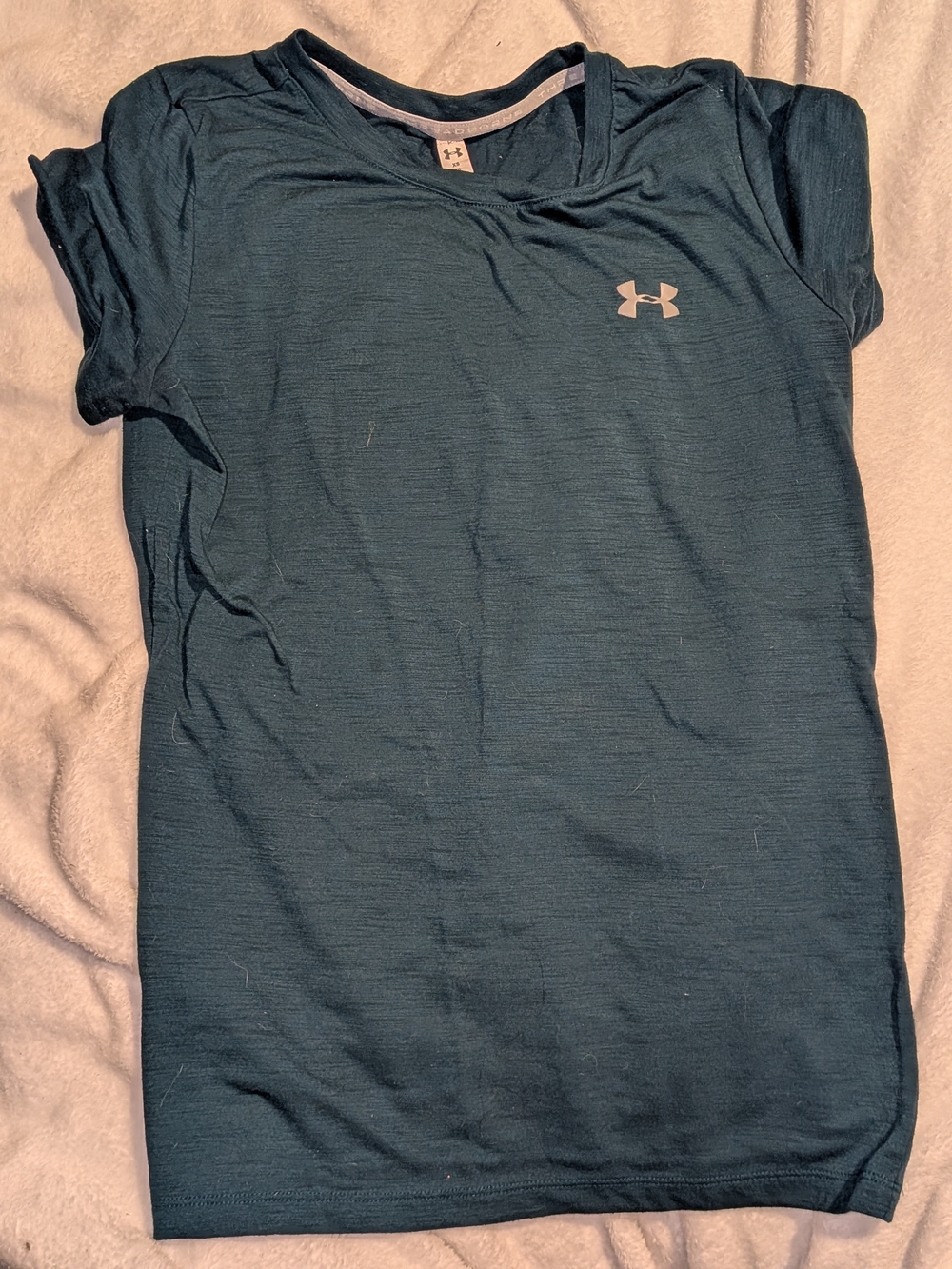 Under Armour Teal Crew Neck Workout Tee